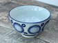 Blue and White Circular Patterned Small Bowl, 11cm