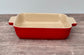 Le Creuset Red Square Baking Dish, 23cm