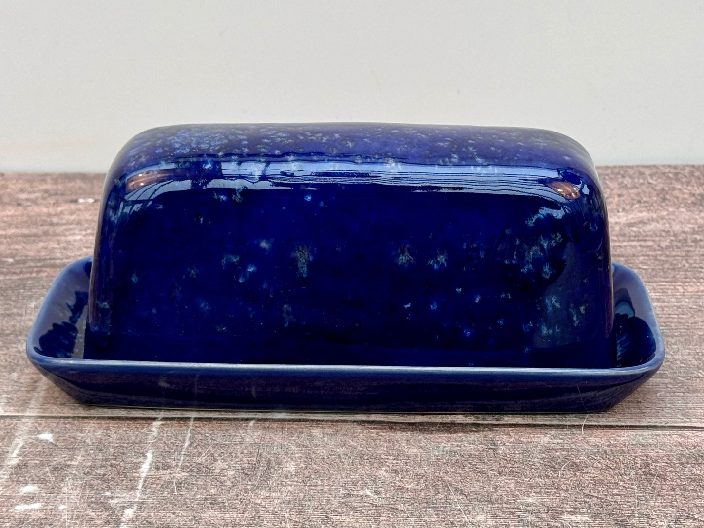 Blue Butter Dish