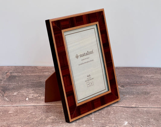 Natalini 2 Tone Brown Photo Frame 4 x 6