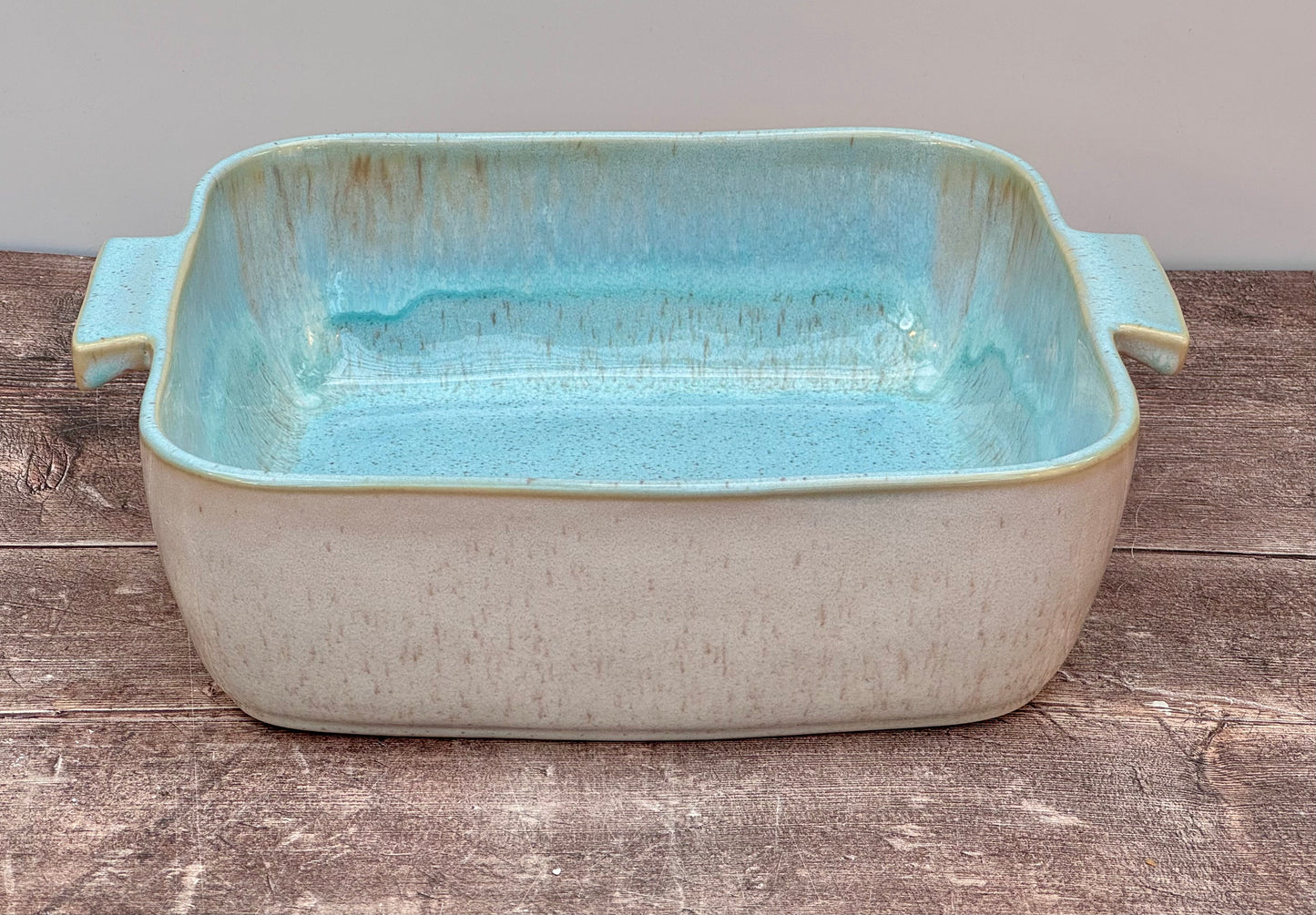 Sea Blue Square Baking Dish, 32cm