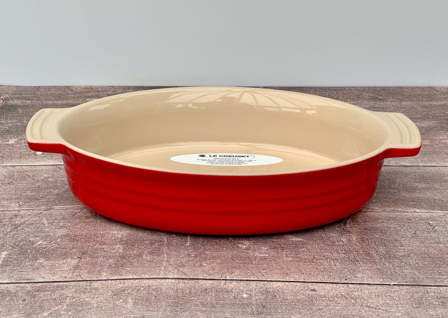 Le Creuset Red Oval Baking Dish, 32cm