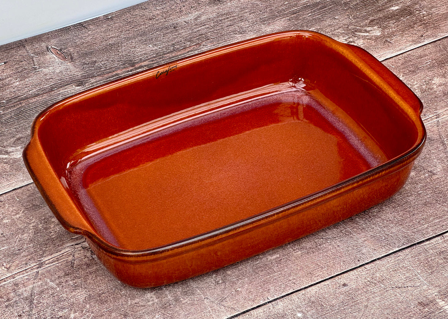 Caramel Brown Rectangular Baking Dish, 33.5cm