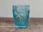 1 Blue Seaside Patterned Glass Tumbler