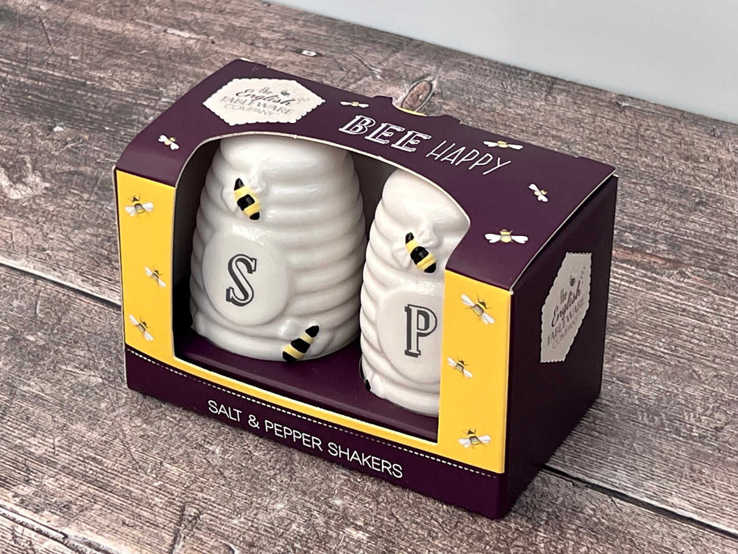 Bee Salt and Pepper Shakers