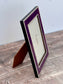 Natalini Purple and White Photo Frame 5 x 7