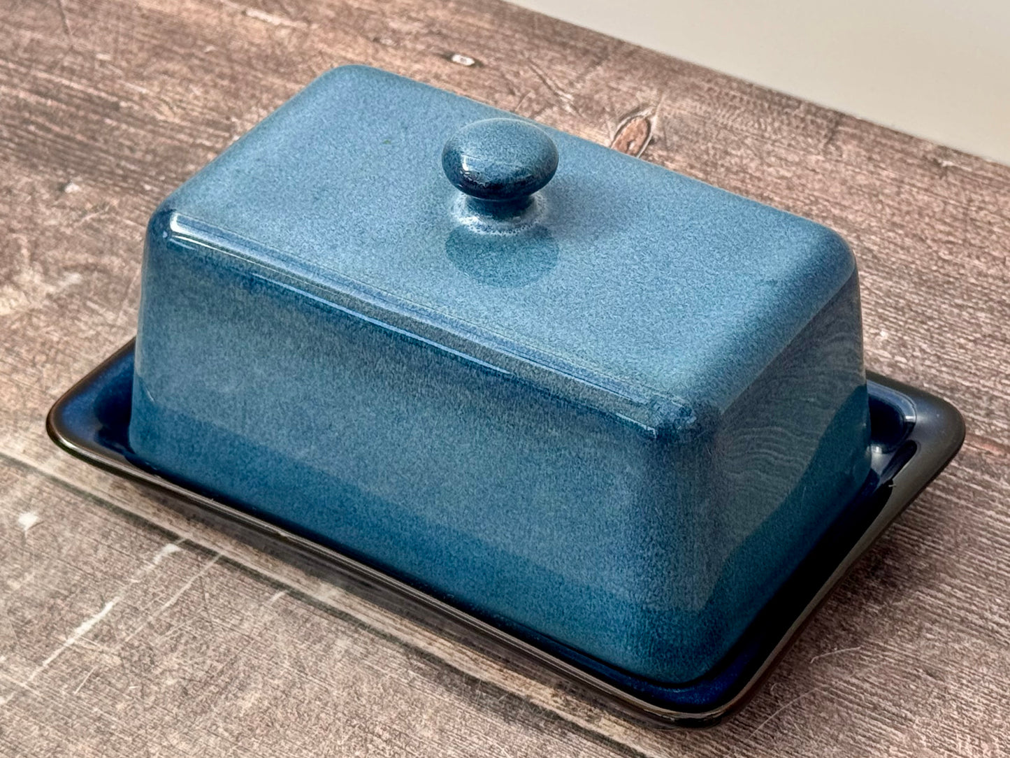 Scandi Home Pale Blue Butter Dish