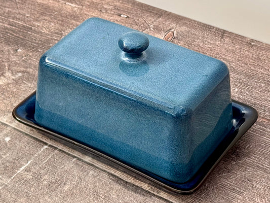 Scandi Home Pale Blue Butter Dish