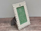 White Ceramic Heart Photo Frame, 4’ x 6’