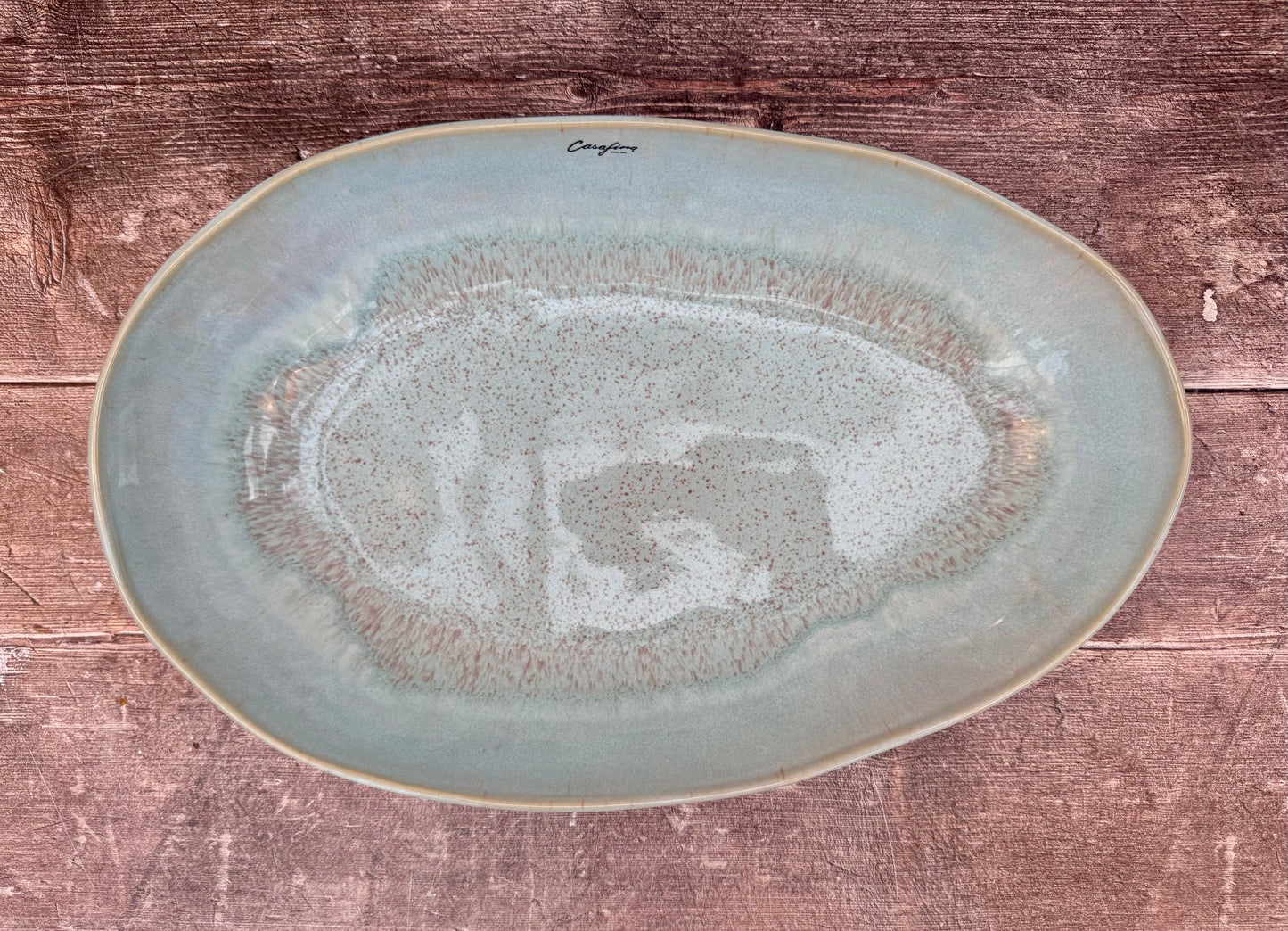 Sea Blue Oval Baking Dish, 36cm