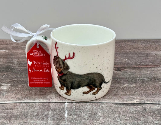 Dachshund / Sausage Dog Christmas Mug