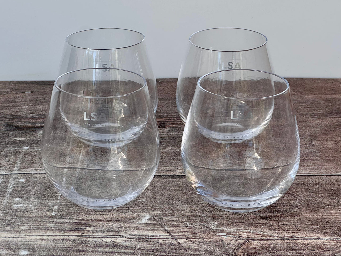 LSA White Wine Set of 4 Stemless Tumblers