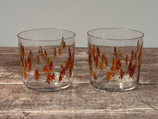 Set of 2 LSA Metallic Fir Tree Tumblers