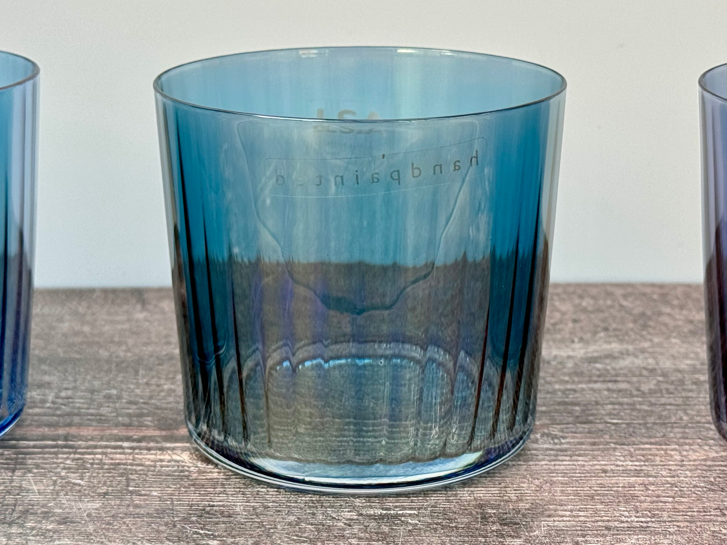 LSA Set of 4 GEMS Blue Glass Tumblers, 310ml