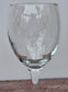 Set of 2 Stag Design Etched Wine Glasses