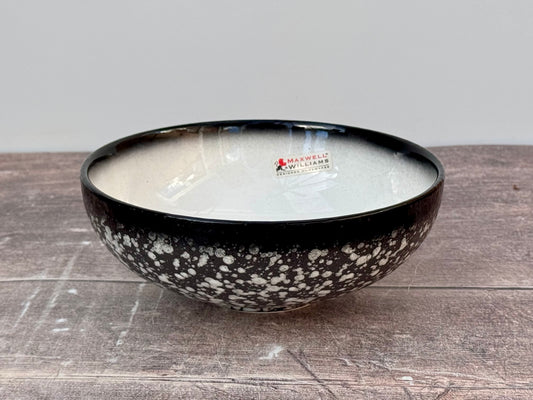 Black and White Speckled Bowl, 15.5cm