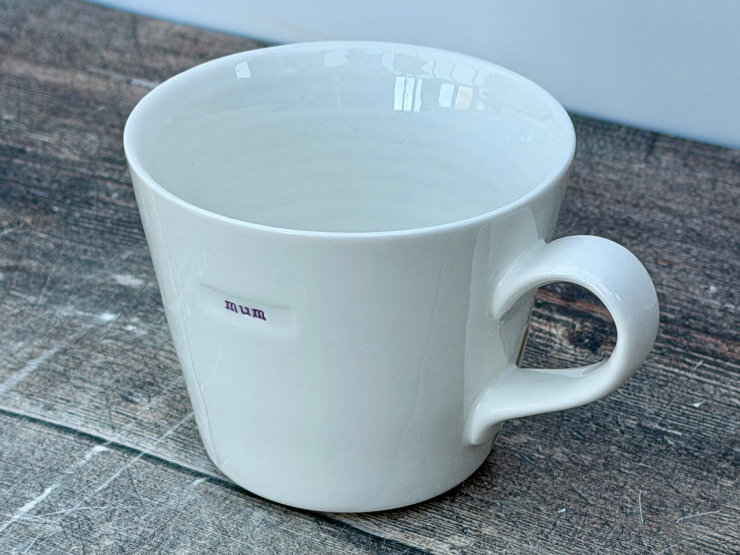 White ‘mum’ Mug