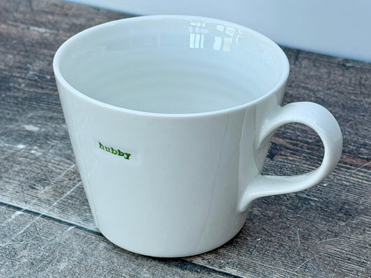 White ‘hubby’ Mug
