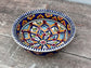 Dark Blue Patterned Cereal/Serving Bowl, 15cm