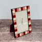 Natalini Red, Pink and White Striped Photo Frame 4 x 6