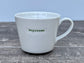 White ‘espresso’ Mug in Green