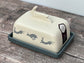 White Hare Butter Dish