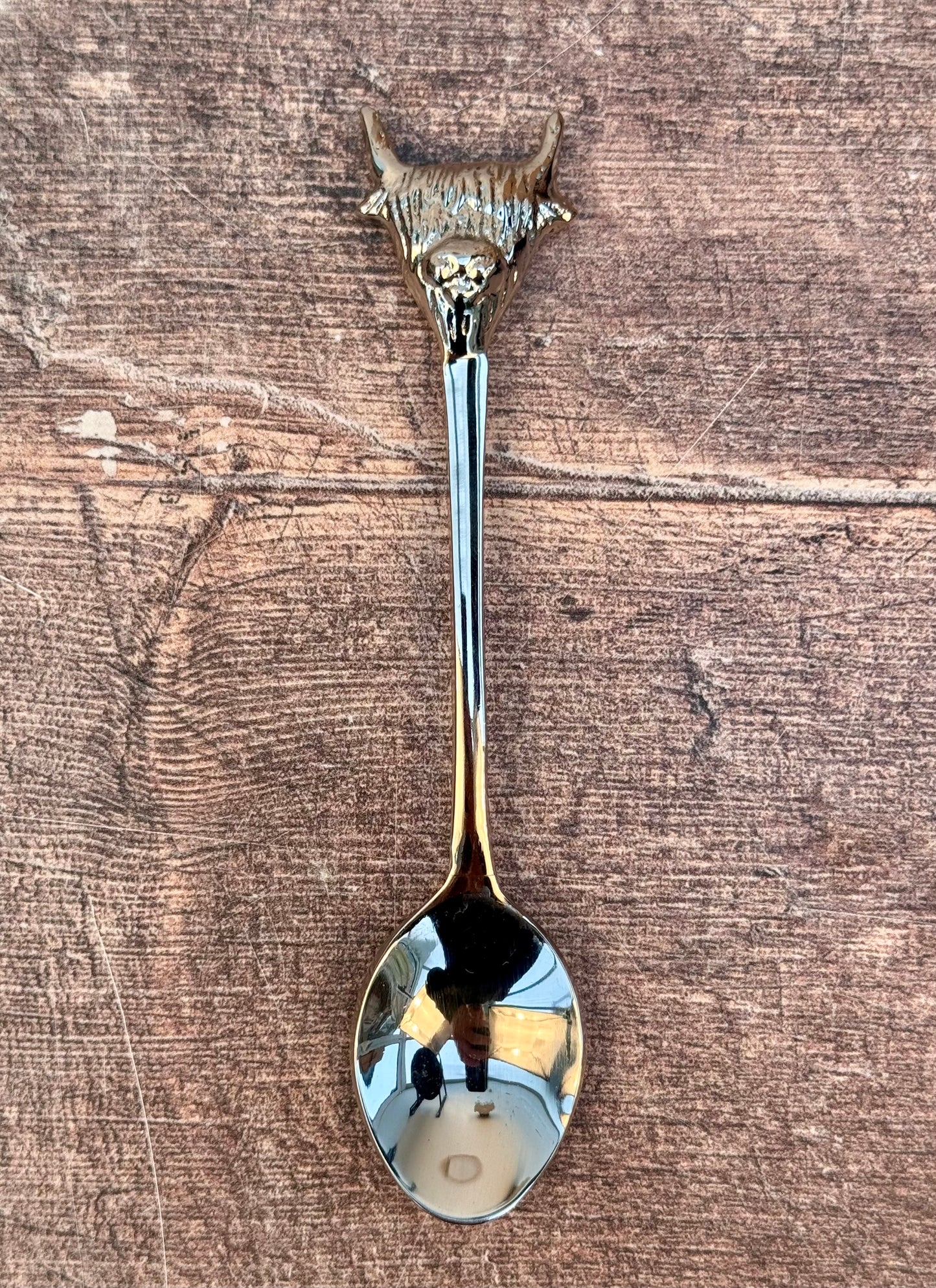 Set of 4 Country Animal Handle Tea Spoons