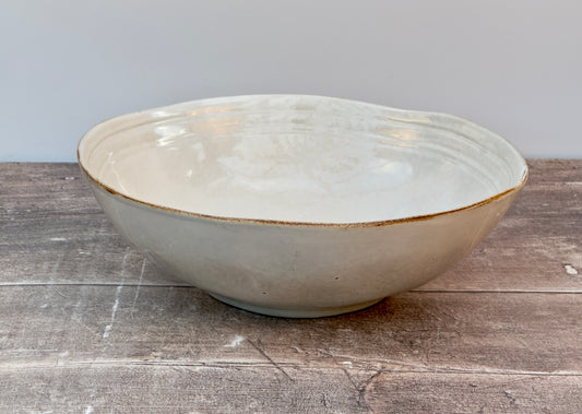 White Serving Bowl, 24cm