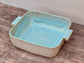 Sea Blue Square Baking Dish, 32cm