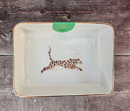 Yvonne Ellen Leopard Rectangular Baking Dish, 22cm