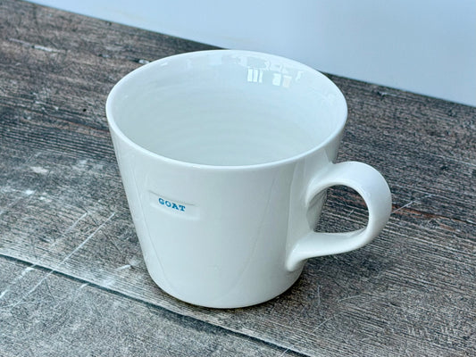 White ‘GOAT’ Mug