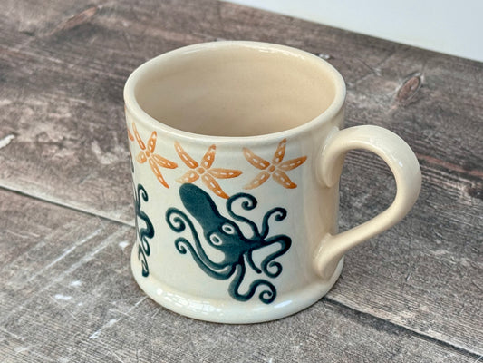 Squid and Starfish Mug, 250ml