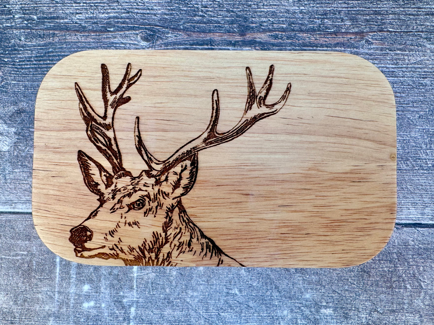 Stag White Butter Dish