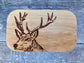 Stag White Butter Dish