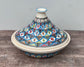 Multi-Coloured Patterned Tagine, 31.5cm