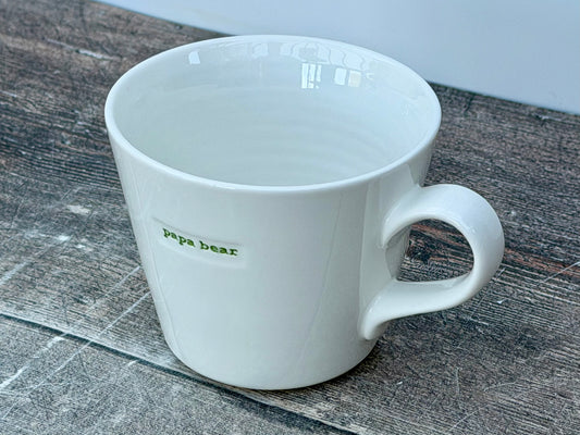 White ‘papa bear’ Mug