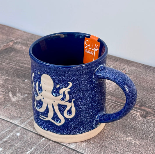 Blue Octopus Mug
