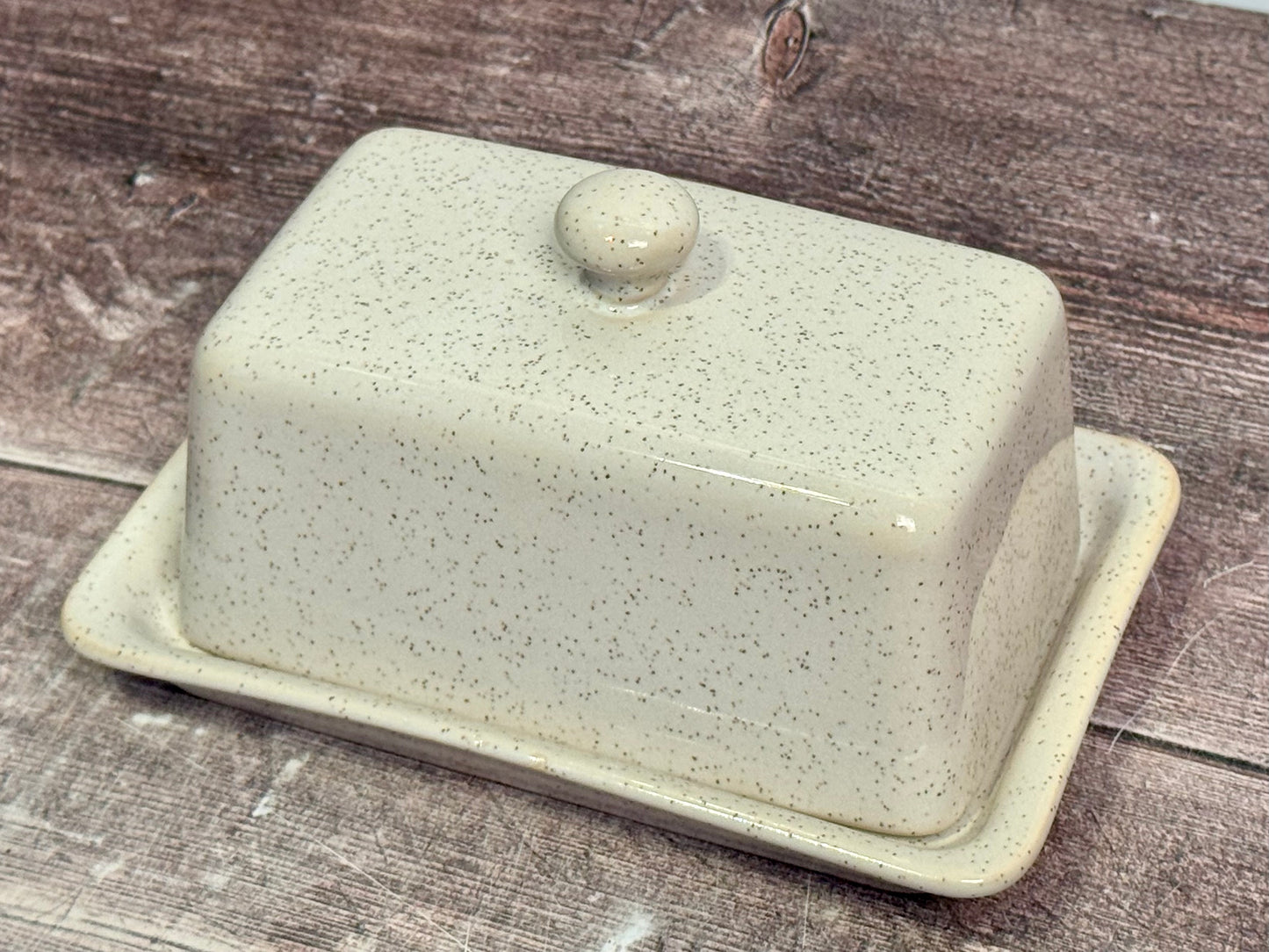 Scandi Home Cream Butter Dish
