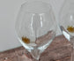 Pair of Perrier-Jouet Fernando Laposse White Bee Champagne Glasses