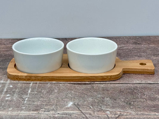 Set of White Tapas Bowls