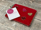 Small Pink Heart Beaded Purse