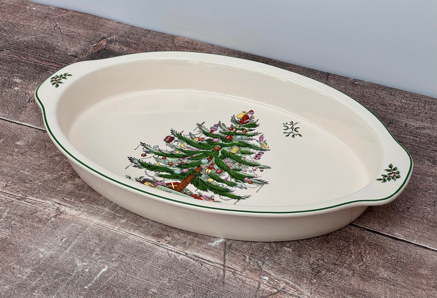 Spode Christmas Tree Gratin Baking Dish