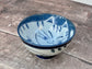 Blue and White Cat Patterned Small Japanese Bowl, 11.5cm
