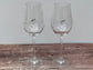 Set of 2 Clear Portmeirion Wine Glasses