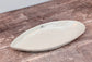 White Mussel Shaped Dish, 31cm