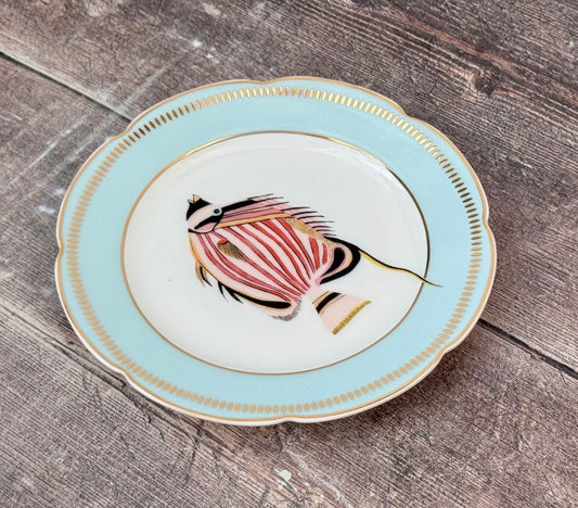 Yvonne Ellen Fish Patterned Plate, 16.5cm