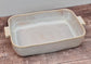 Sand Beige Rectangular Baking Dish, 40cm