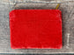 Small Red Crab Beaded Purse