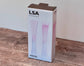 LSA Moya Pink Tinted Champagne Flutes, Set of 2