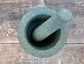 Grey Granite Mortar and Pestle